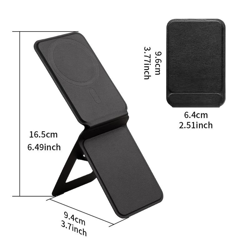 Magnetic Desktop Phone Holder, Adjustable Angle Desktop Phone Stand, Portable Foldable Phone Holder for iPhone 15 14 13 Pro Max Plus, Phone Stand, Phone Accessories