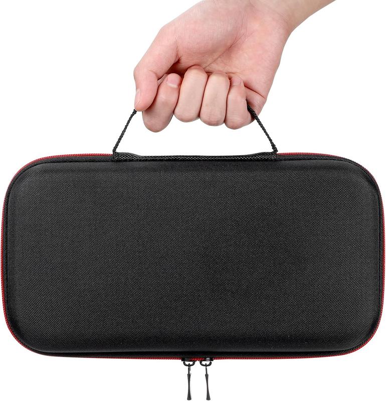 Microphone Case: Portable Microphone Storage Box Case Hard EVA Cover Microphone Carrying Bag Dual Handheld Mic Case Shockproof Microphone Case with Zipper Hard Travel Case