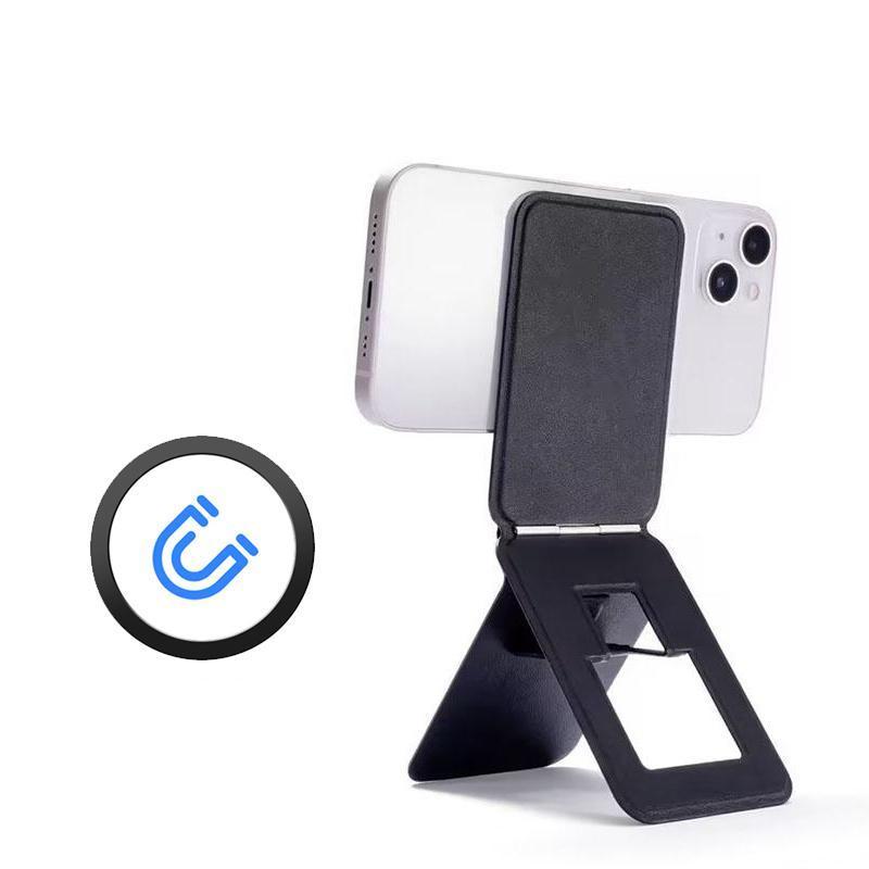 Magnetic Desktop Phone Holder, Adjustable Angle Desktop Phone Stand, Portable Foldable Phone Holder for iPhone 15 14 13 Pro Max Plus, Phone Stand, Phone Accessories