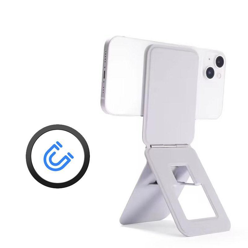 Magnetic Desktop Phone Holder, Adjustable Angle Desktop Phone Stand, Portable Foldable Phone Holder for iPhone 15 14 13 Pro Max Plus, Phone Stand, Phone Accessories