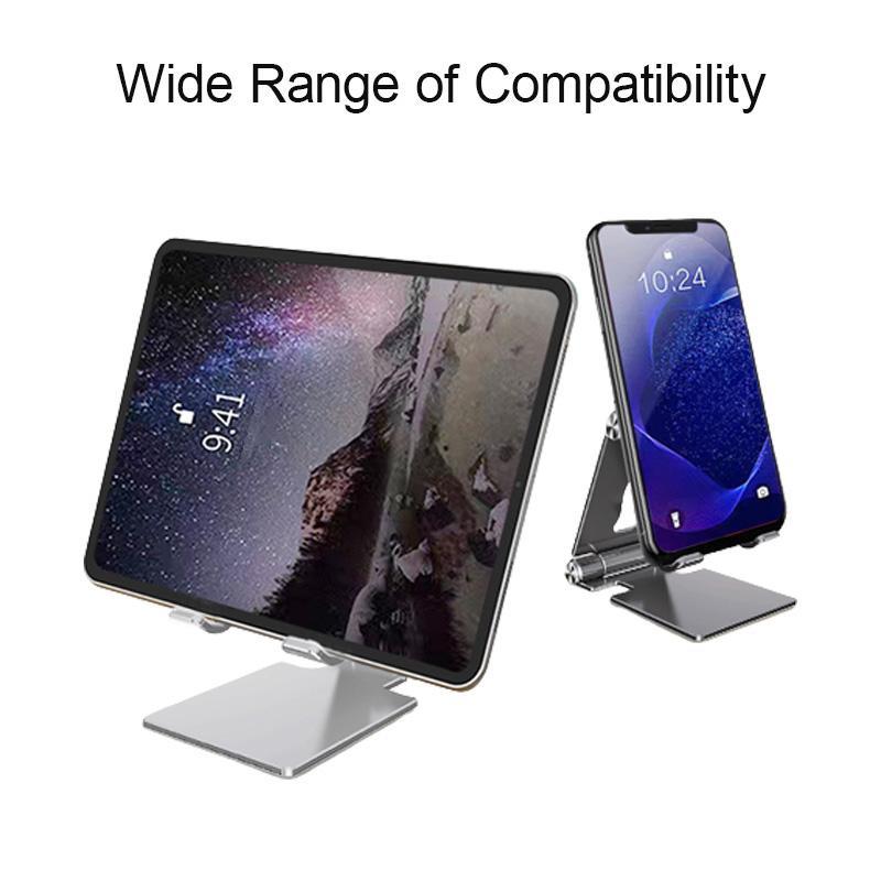 Adjustable Desktop Phone Holder, Foldable & Portable Tablet Stand, Anti-slip Design Desktop Storage Holder for Multiple Devices