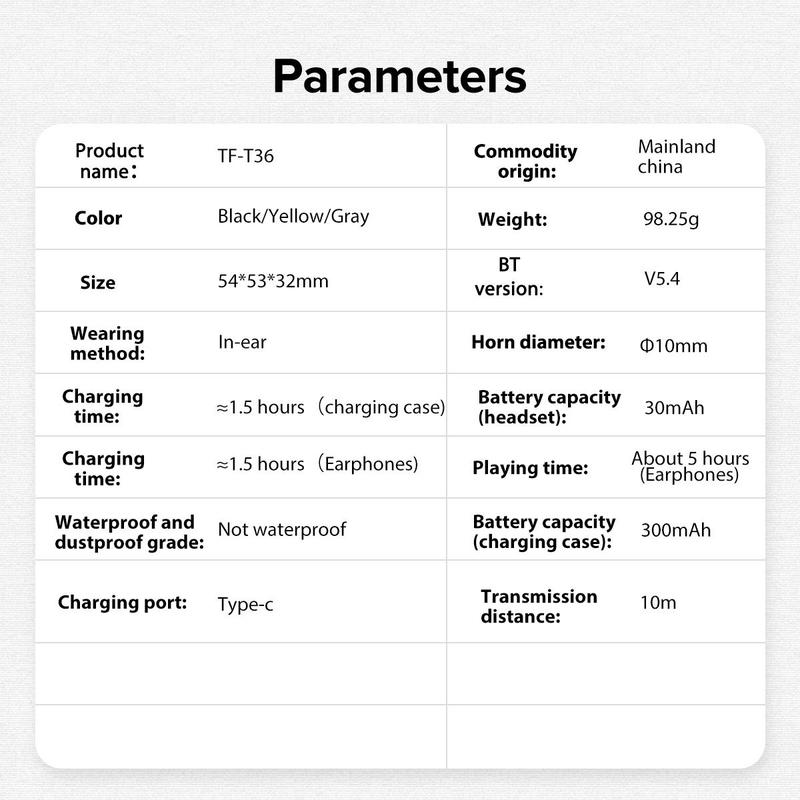 TRANSFORMERS Wireless Headphone, In-ear Design Earphone with Armor Mask Machine Compartment, Large Capacity Battery Long Endurance Headphone for Gaming