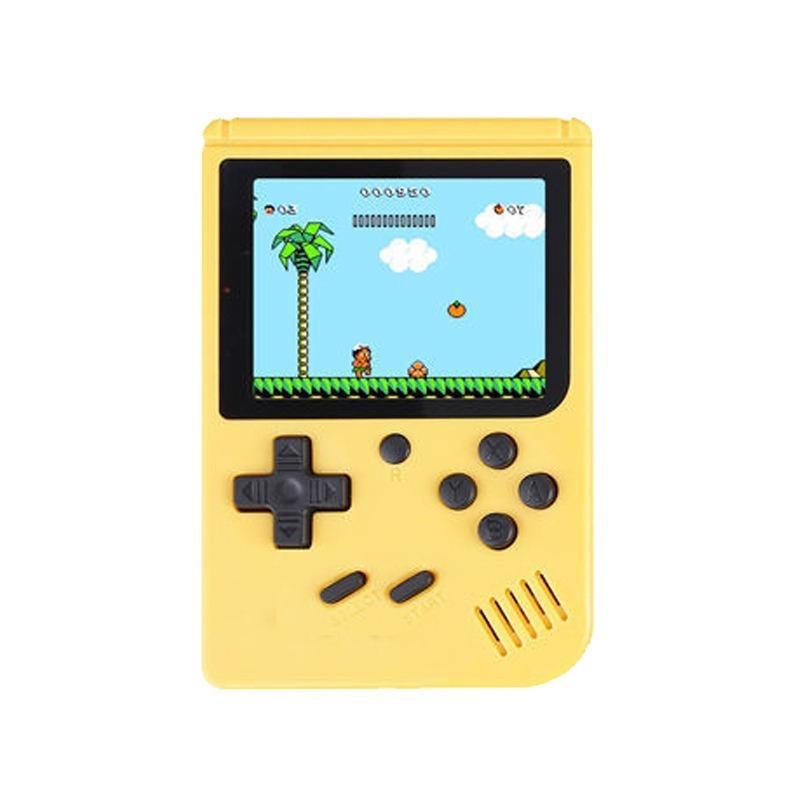 Handheld Game Console Retro Nostalgia Classic Mini Single and Double Player Game Console Built-in 400 Games Screen Rechargeable Rechargeable Game Boy