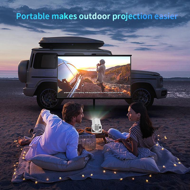 Projector Bluetooth, Full HD 1080P Portable Video Projector, Home Movie Projector Compatible with HD USB Smartphone，WiFi 6 BT 5.0   Android 11.0 0s  Screen christmas tree Speaker  Audio Lcd christmas 2024 ornament