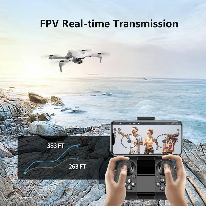 （Black Friday）F10 drone with UHD camera, 2 batteries and easy-to-operate push-button controls is ideal for aerial photography and videography, kids kids Christmas gifts!