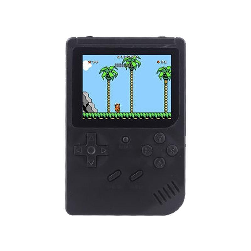 Handheld Game Console Retro Nostalgia Classic Mini Single and Double Player Game Console Built-in 400 Games Screen Rechargeable Rechargeable Game Boy