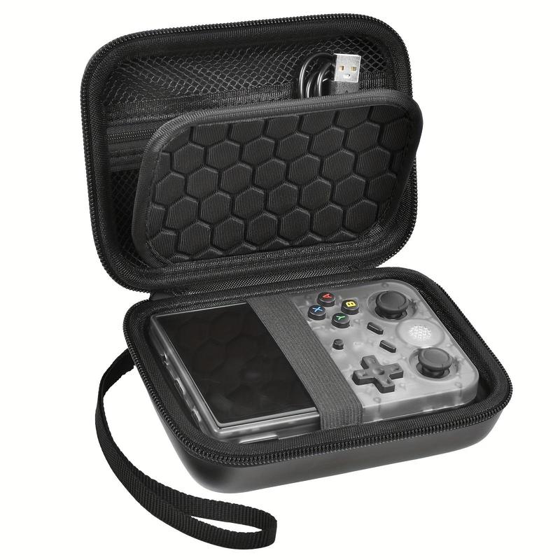 Retro Handheld Game Console Storage Case (Case Only), Handheld Game Console Storage Holder Organizer, Android Game Console Carrying Bag Compatible with RG353V  RG35XX RG353VS