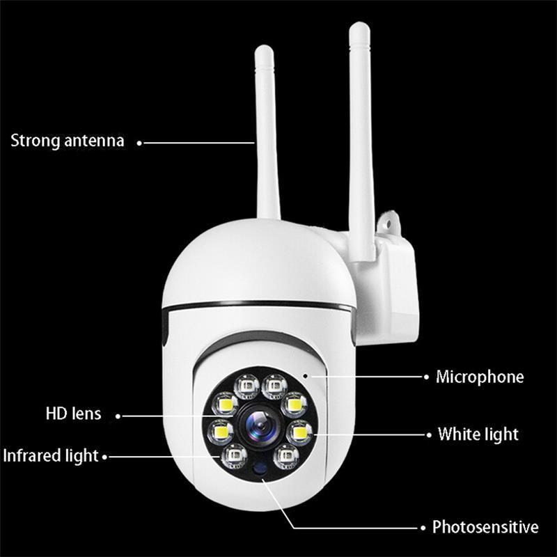 4Pcs Wireless 5G WiFi Security Camera Outdoor Night Vision Cam 1080P