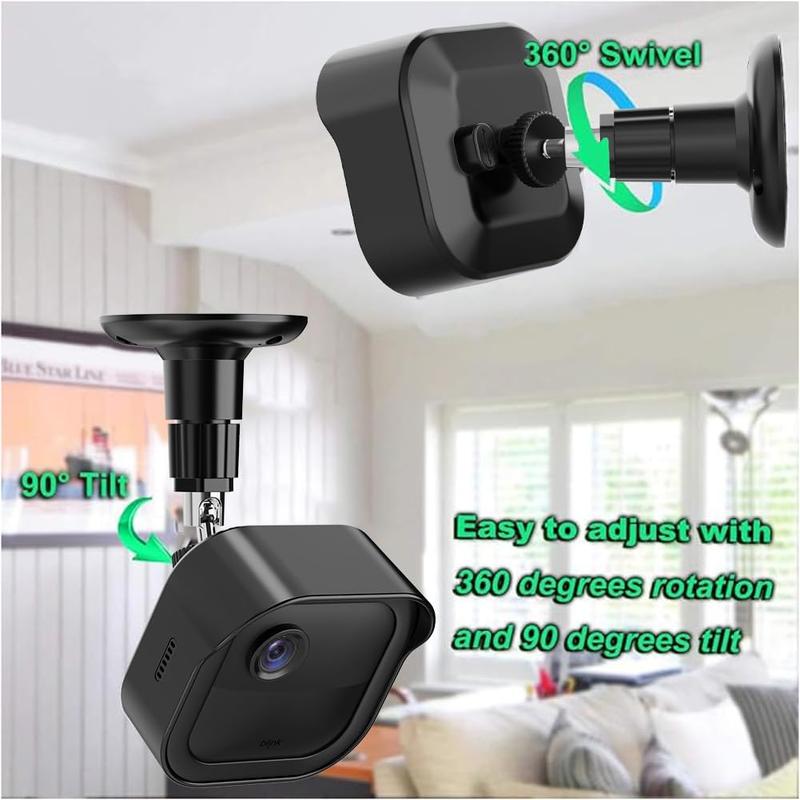 All-New Blink Outdoor Camera Wall Mount, 360 Adjustable Mount and Weather Proof Protective Housing with Blink Sync Module Outlet Mount for Blink Outdoor (4th & 3rd Gen) Camera System (Black, 5 Pack)