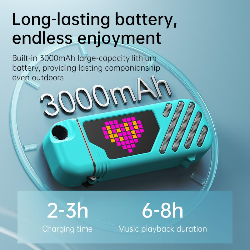 KingLucky K18 Water Bottle Speaker, Microphone and Rechargeable - Perfect for outdoor picnics and family gatherings - Smartphone, Bluetooth connectivity, with FM, Audio, Outdoor, Karaoke, Light and small and convenient.  Compact Device waterproof speaker