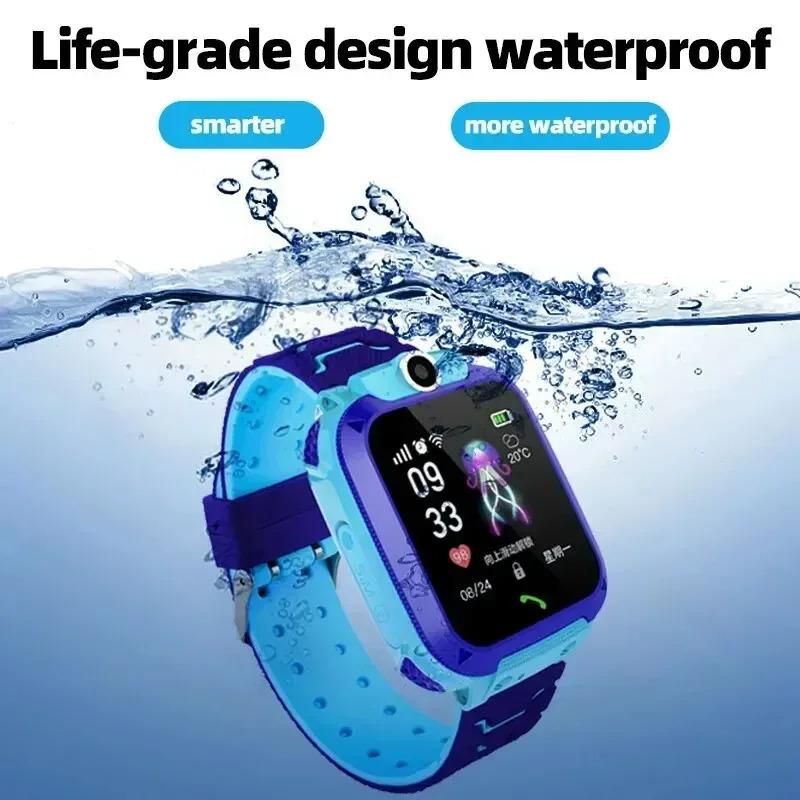 Q12 Kids Smart 2G Call Phone Watch Waterproof Mother Children GPS Monitor Boy Girls SOS Child Sports Digital Watches Tracker