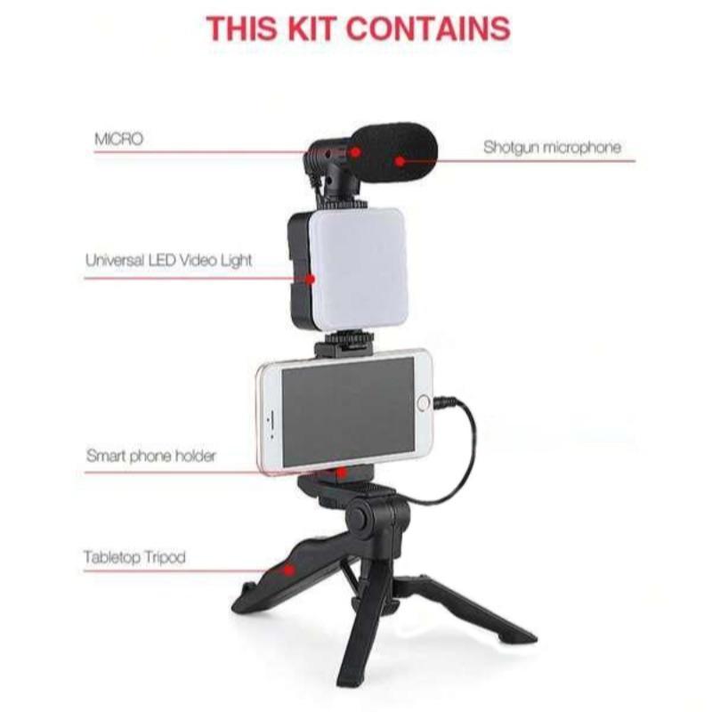 Selfie Stick Tripod LED Selfie Pocket Light Without Battery, Wireless Remote Control Tripod Stand With Selfie Light, Adjustable Tripod With Fill Light, Selfie Accessories For Phone Digital Camera