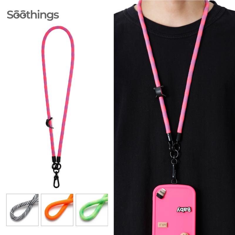 Cellphone Lanyard Thick Rope Staff Card Strap Neck Holder Paracord, Anti-lost Accessories Smartphone