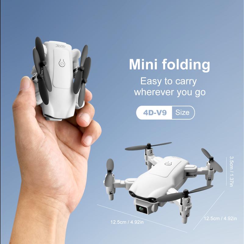 4D-V9 mini drone for beginners remote control airplane quadcopter flying toys for children Christmas gifts Accessories Cameras