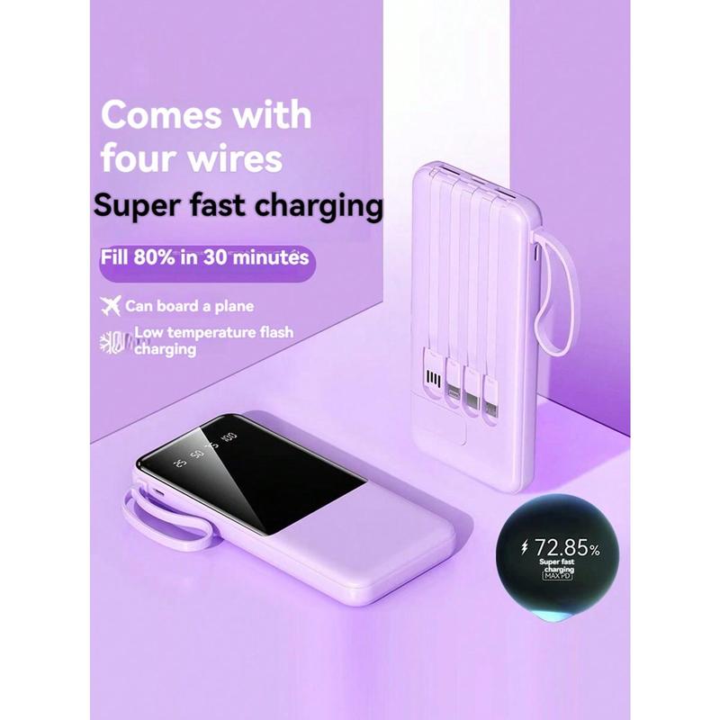 2024Portable Charger, Power Bank, 10000 MAh Battery Pack With Power Charging Technology And USB-C (Input Only) Compatible With Iphone 16 15 Plus 16 Pro 15 16 Pro Max, IPhone 16 15 14 13 Series, Galaxy