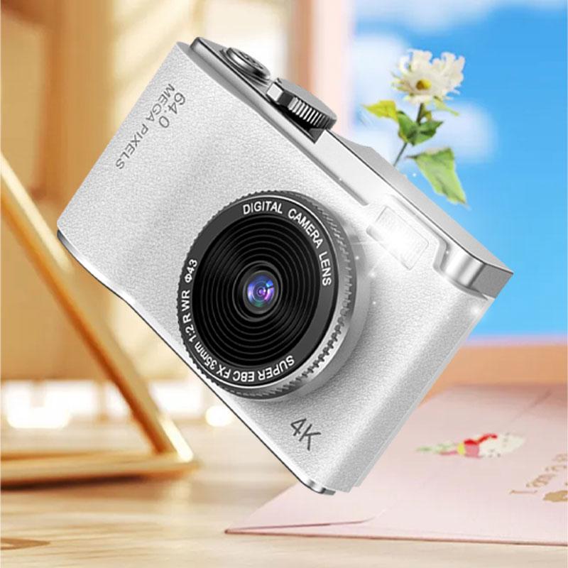 Portable Digital Vintage Digital Camera- Rechargeable High-definition Retro-style CCD Wireless Camera- Multiple Colors -Advanced Auto Focus Christmas Gift