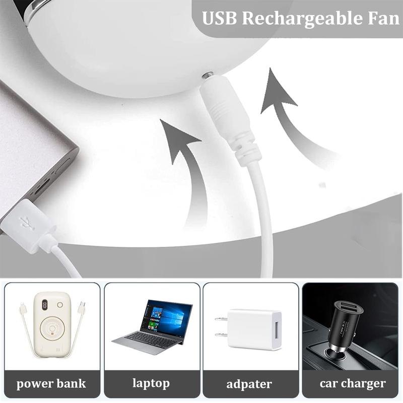 Eyelash Fan Hair Dryer for Eyelash Extensions, Rechargeable Handheld Mini Fan Eyelash Hair Dryer with Built-in Sponge, Perfect for Eyelash Extension Application