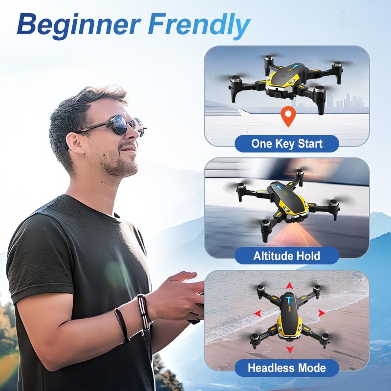 M8 Dual Camera Aerial Drone with 2Batteries -360 Degree Hip, Real TimeTransmission, UtraClear CreativeShooting, Safe and Stable Flight -High-Performance Aerial Flyer forChildren and Adults -Christmas andChildren's Day Kids' Gifts -Accessories