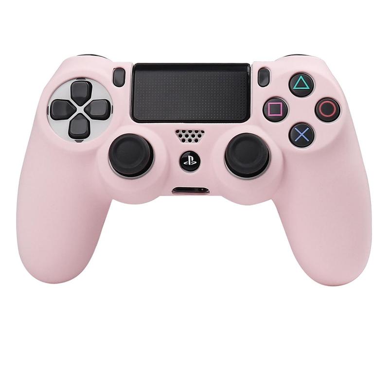 RALAN Silicone Game Controller Protective Case, Soft Silicone Game Controller Cover, Console Accessories for Sony PS4 Gamepad