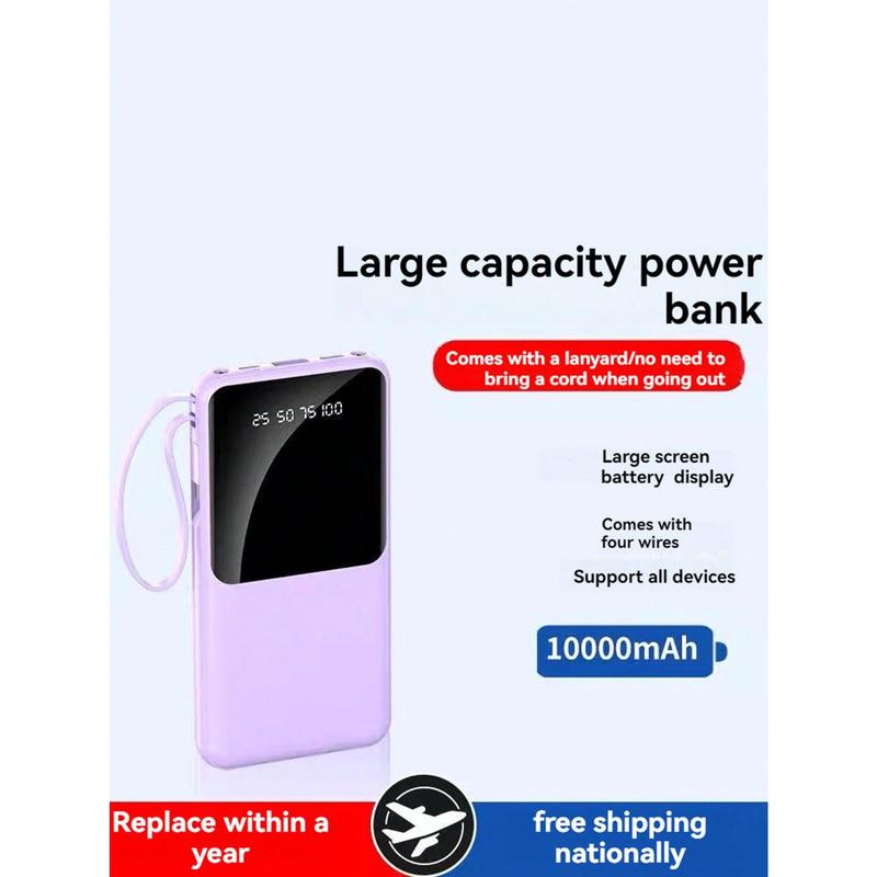 2024Portable Charger, Power Bank, 10000 MAh Battery Pack With Power Charging Technology And USB-C (Input Only) Compatible With Iphone 16 15 Plus 16 Pro 15 16 Pro Max, IPhone 16 15 14 13 Series, Galaxy