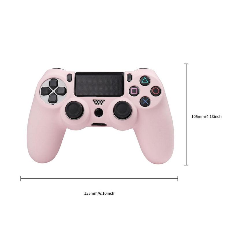 RALAN Silicone Game Controller Protective Case, Soft Silicone Game Controller Cover, Console Accessories for Sony PS4 Gamepad