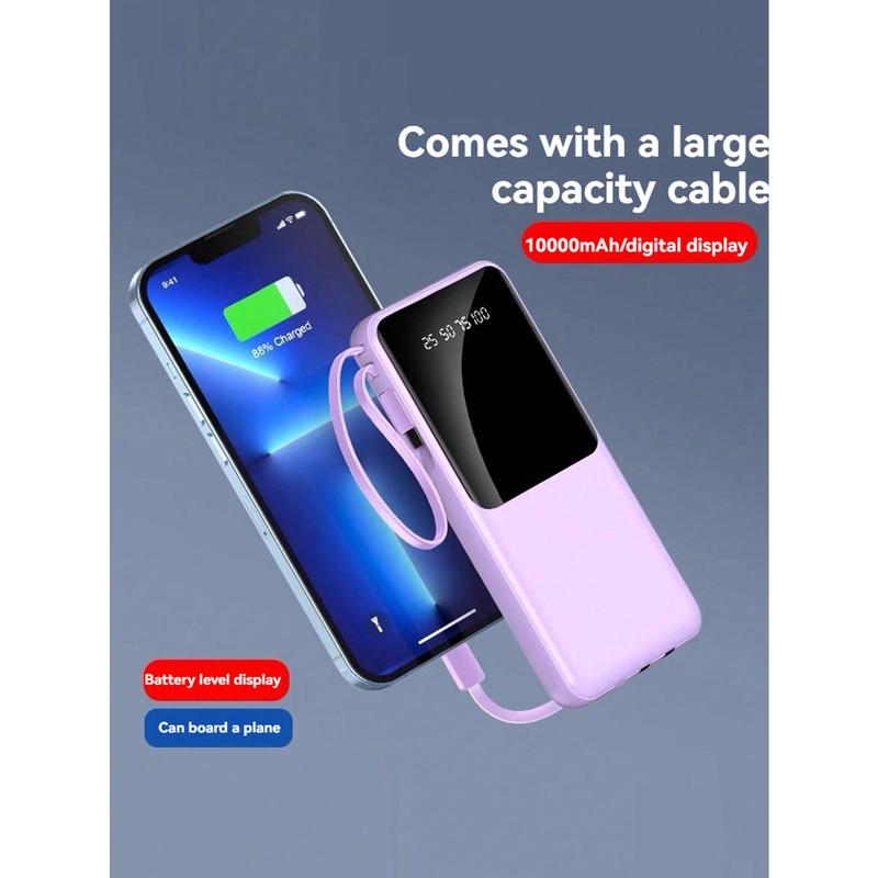 2024Portable Charger, Power Bank, 10000 MAh Battery Pack With Power Charging Technology And USB-C (Input Only) Compatible With Iphone 16 15 Plus 16 Pro 15 16 Pro Max, IPhone 16 15 14 13 Series, Galaxy