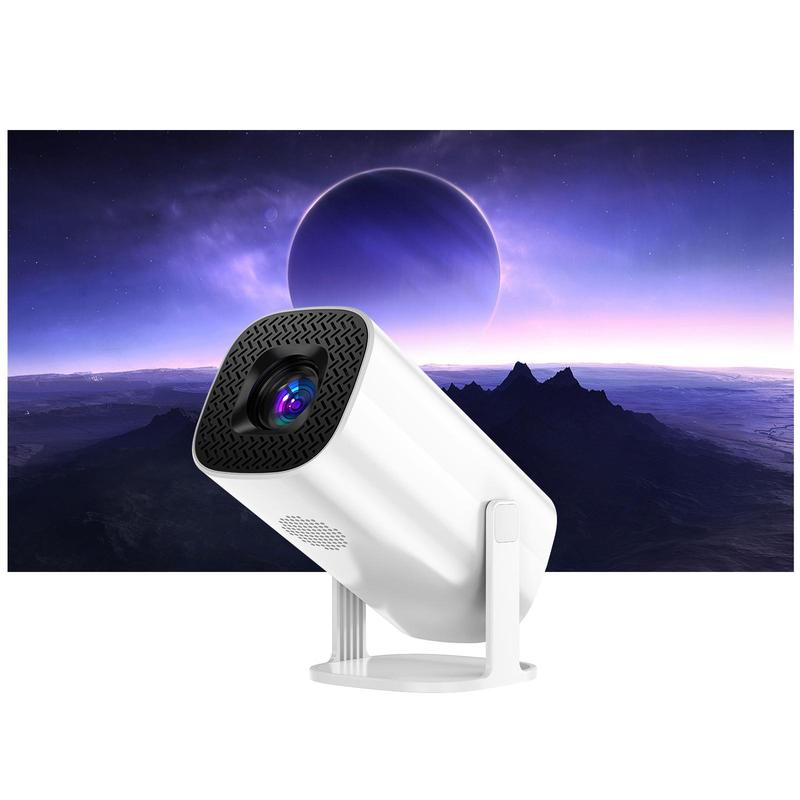 Portable Home Projector, 4K HD Projection Projector, Wireless Projector for Travel, Home Business Games, Projector Compatible with Computers & Mobile Phones