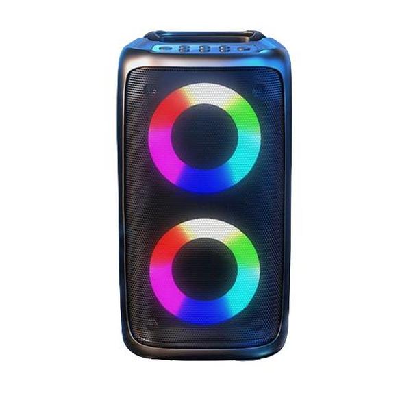 Portable Wireless Bluetooth Speaker AM-2301: Dual Speakers, RGB Lighting, Microphone, EQ Sound Modes - Perfect for Outdoor Events