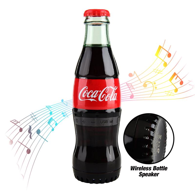 Coca-Cola Diet Coke Bottle Shape Bluetooth Speaker With Bluetooth 5.0 Technology, AUX Port, Loud and Bass Sound, Portable Wireless, Long Playtime, TWS Pairing For Outdoor & Indoor Activities | Portable Speaker