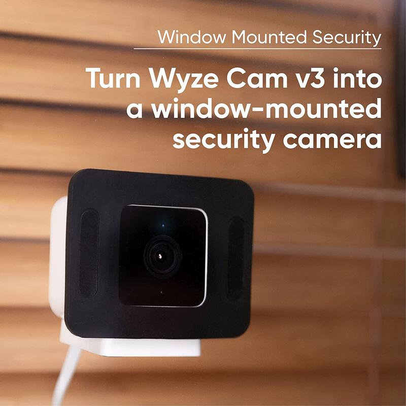 Wyze Window Mount   Accessory for Glare-Free Viewing, CAMERA SOLD SEPARATELY. Easy Installation, Mounted Inside the Home