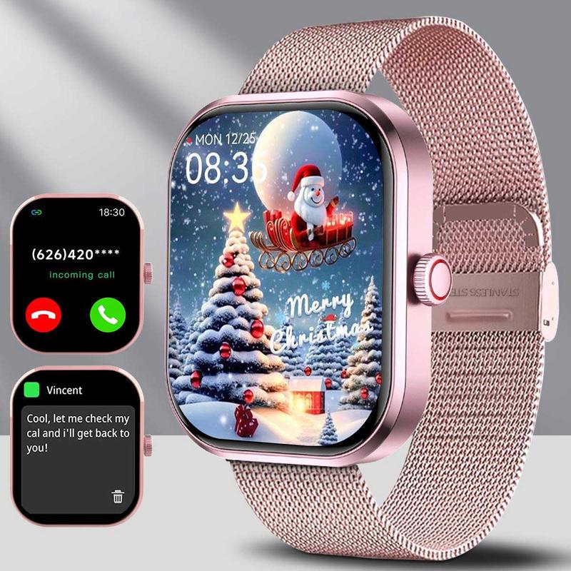 Smart Watch, Fashion Digital Watch, Compatible with iPhone Android, Sports Watch with Multiple Sports Modes for Women & Men