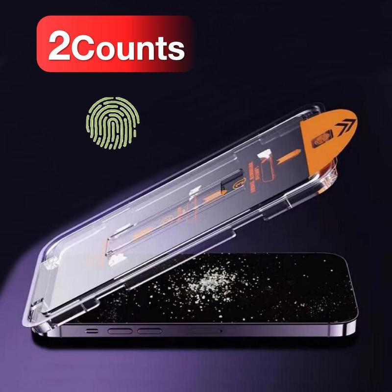 Tempered Glass Phone Screen Protector, 2 Counts set Anti-scratch Phone Screen Protective Film, Phone Accessories Compatible with Samsung Galaxy Series