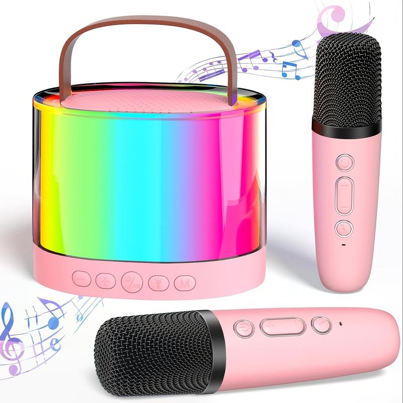 Karaoke, Karaoke Machines, Mini Karaoke, Portable Karaoke, Karaoke with Two Microphones, Suitable for Family Gatherings, Birthdays, Parties And As Gifts