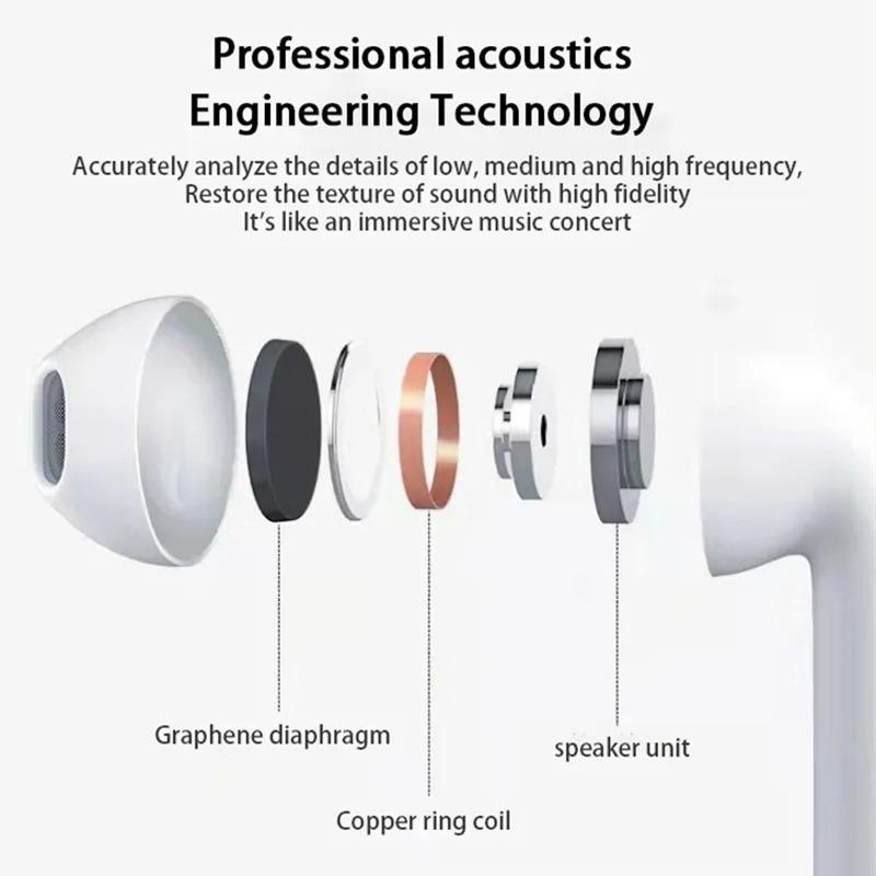 Original Air Pro 6 TWS Wireless Bluetooth Earphones Mini Pods Earbuds Earpod Headset For Xiaomi Android Apple iPhone Headphones