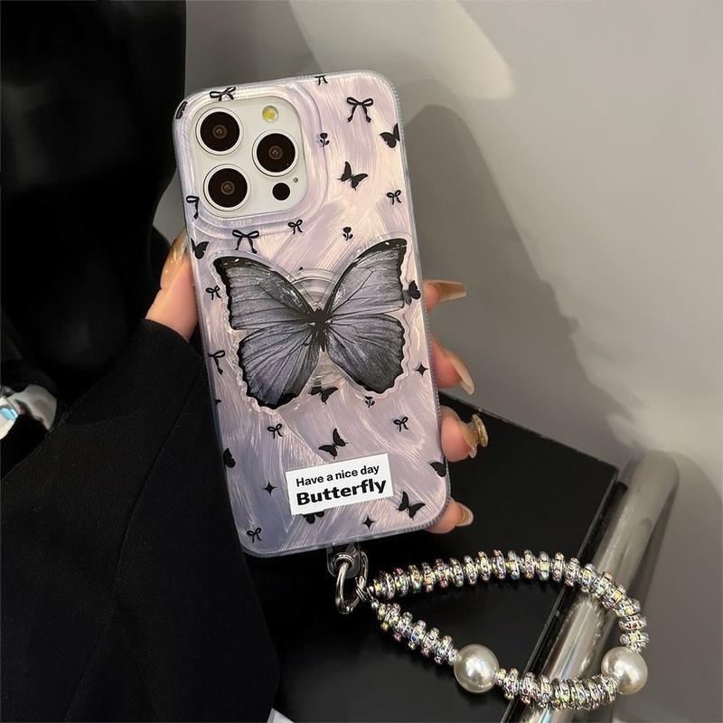 Cute Butterfly Design Phone Grip, Cell Phone Holder, Phone Accessories