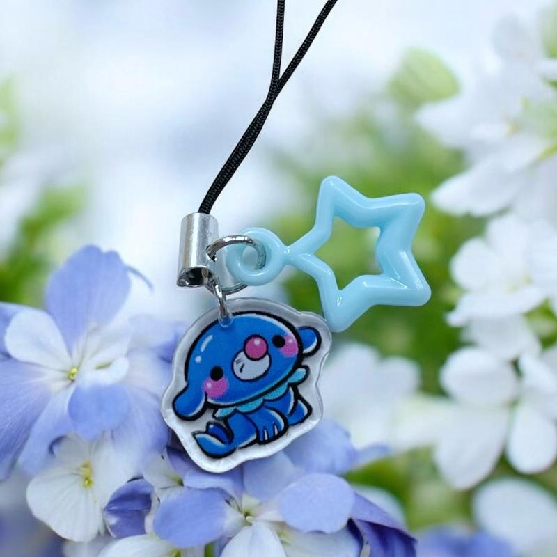 Water Type Pokemon Phone Charms - Anime Collection Accessories Smartphone Cellphone