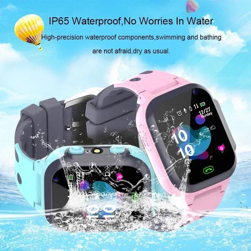 Kids Smart Watch With GPS SOS Waterproof Smart Watch Card Positioning Tracker Anti-Lost Kids Watch Bluetooth 5G Smart Watch