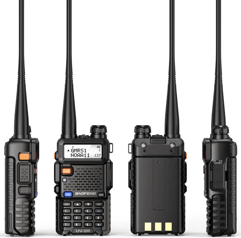 4Pack BaoFeng UV-5R GMRS Two Way Radio Long Range Radio with 1800mAh Battery and 771 Antenna Ham Radio Handheld