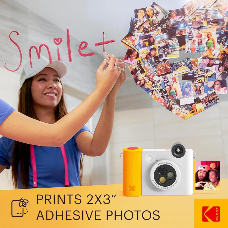 Kodak Smile+ Wireless 2x3 Digital Instant Print Camera with Effect Lenses & Zink Technology camera  for Kids and Adults