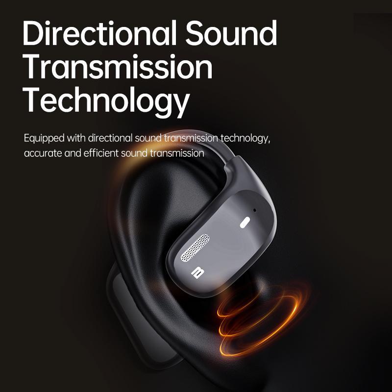 Wireless Open-ear Earbuds, Bluetooth-compatible 5.4 Earphone with Full Color Display Touch Screen, Long Time Play Headphones with Built-in Microphone, Gifts for Boyfriend