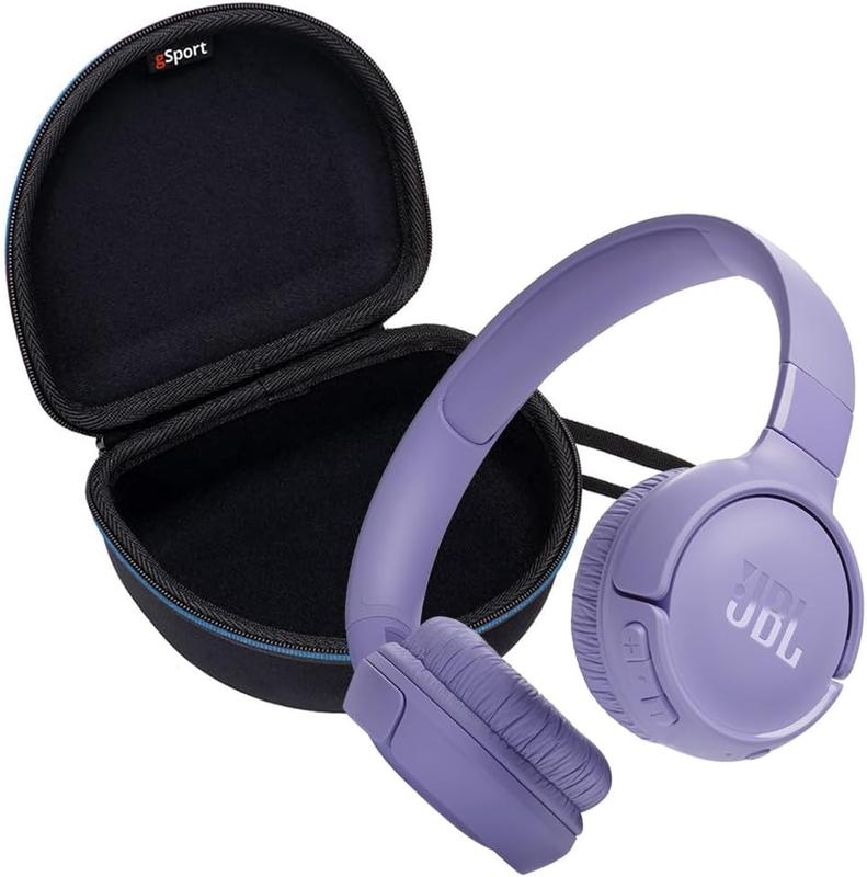 JBL Tune 520BT Wireless On Ear Headphones Bundle with gSport EVA Case