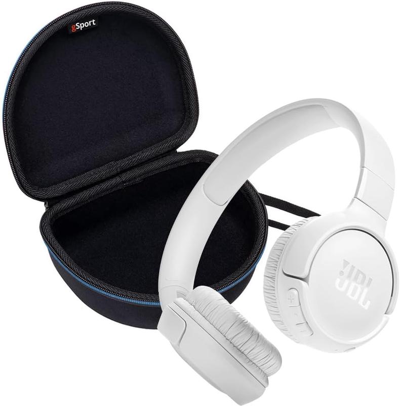 JBL Tune 520BT Wireless On Ear Headphones Bundle with gSport EVA Case