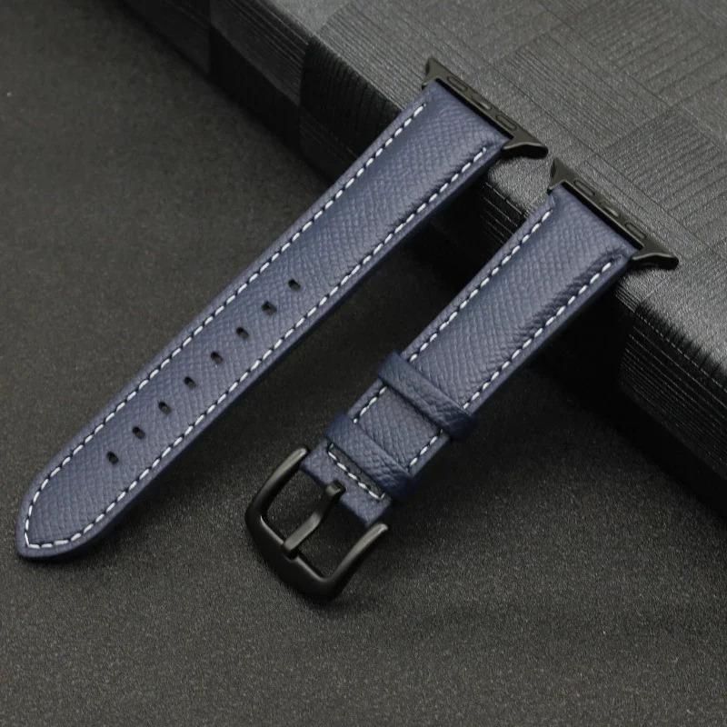 PU Leather band For Apple watch Ultra 49mm 44mm 40mm 46mm 42mm 41mm 45mm bracelet belt strap iWatch series 10 9 8 7 3 4 5 6 se 2