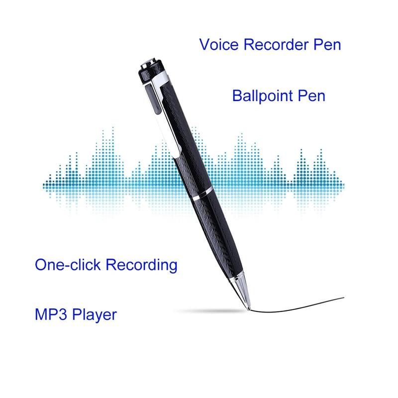 Voice Recorder Pen Professional Audio Sound Recording activated long distance U Disk 8GB 16GB 32GB WAV 192Kpb Dictaphone