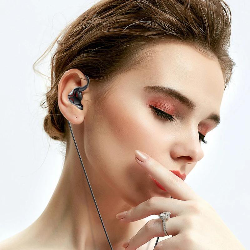 Wireless In-ear Design Headphone, Noise Cancelling Earphone, Long Standby Earbuds for Sports, Neck Hanging Headphones for Running, Gym, Office