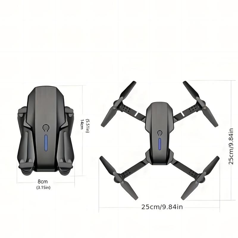 E88 Drone Equipped With Dual Cameras, Mobile Application Control, Indoor Flying, Halloween Christmas New Year Gifts