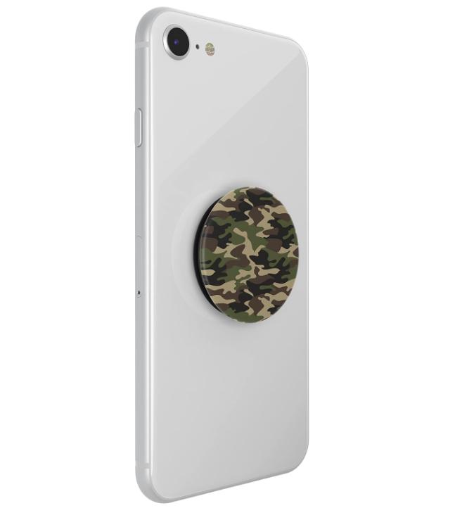 PopSockets Phone Grip with Expanding Kickstand, Nature PopGrip - Woodland Camo