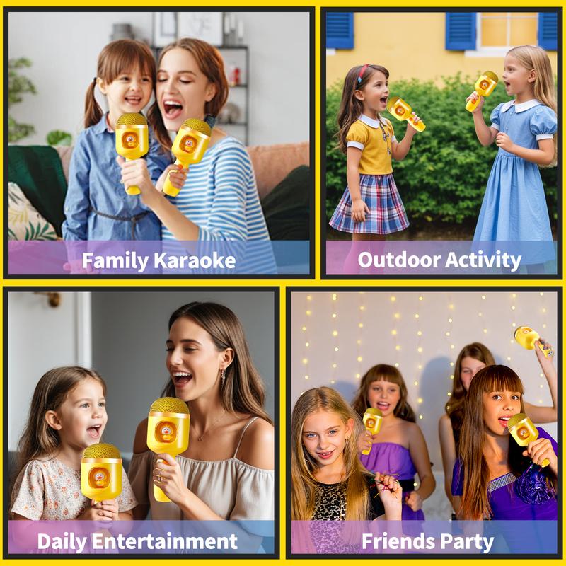 Bluetooth Karaoke MIC Toy for Kids Microphone Singing Toys