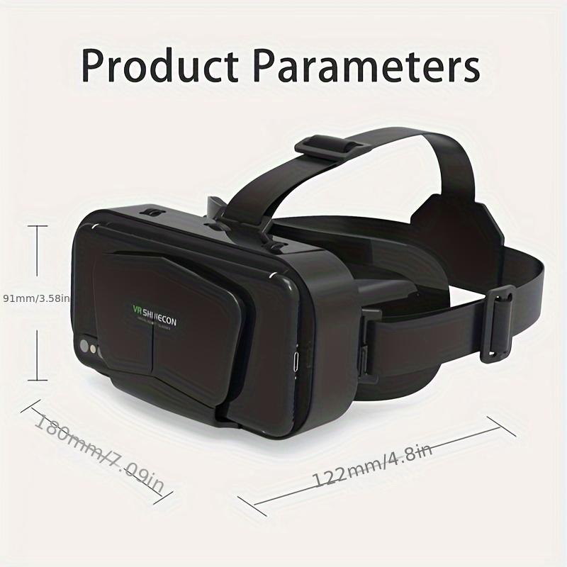 3D VR Headset, Smart Virtual Reality Glasses, VR Headset for iPhone Android 4.7-7 Inch Smartphone, Mobile Phone Lens Christmas Gift, Thanksgiving Gift