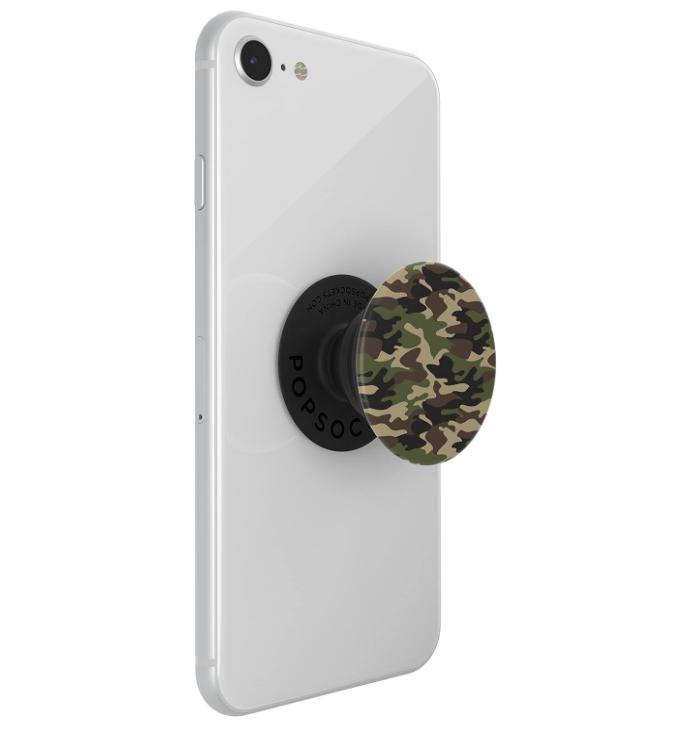 PopSockets Phone Grip with Expanding Kickstand, Nature PopGrip - Woodland Camo